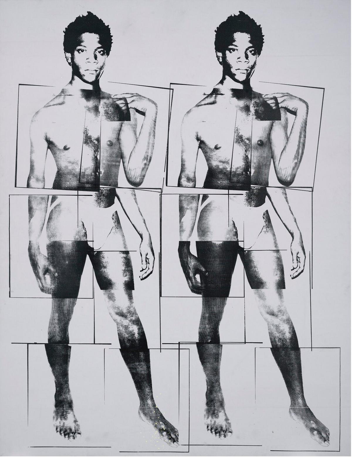 Andy Warhol, « Portrait of Jean-Michel Basquiat as David » (1984).