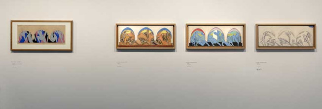 Vue in situ de l'exposition « Matisse. Cahiers d'art, le tournant des années 1930 » au musée de l'Orangerie à Paris © musée d’Orsay –Sophie Crépy © Sucession H. Matisse 