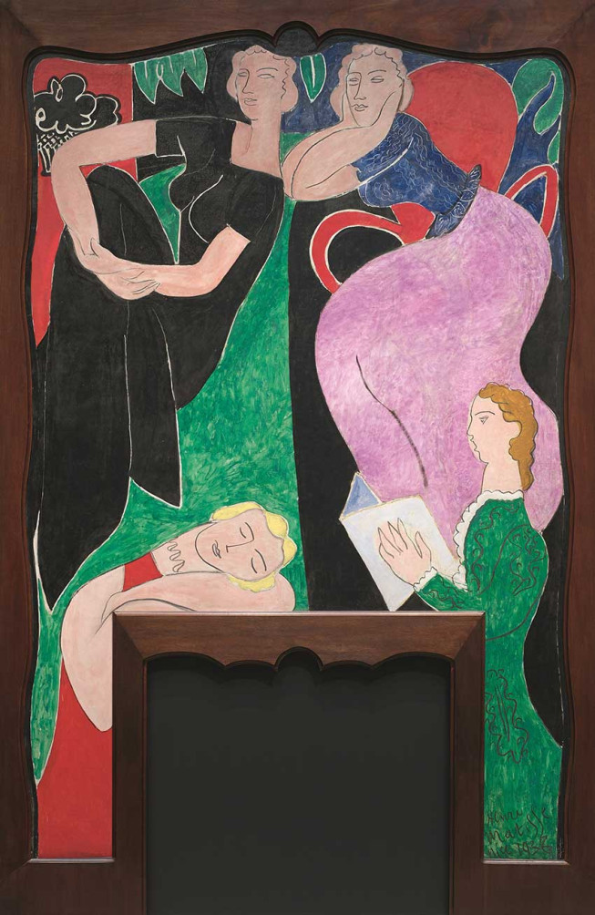 Henri Matisse, Le Chant, 1938, huile sur toile, 282 × 183 cm,The Lewis Collection © Succession H. Matisse Photo Museum of Fine Arts, Houston / Will Michels