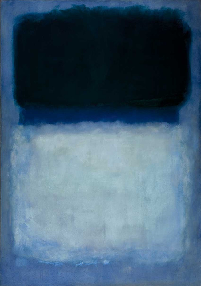 Mark Rothko, Green on Blue (Earth-Green and White), 1956, huile sur toile, 228 x 161 cm, Arizona Museum of Art, Tucson