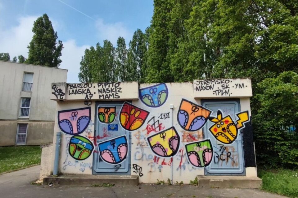 Qlote a débuté le graffiti il y a 10 ans.