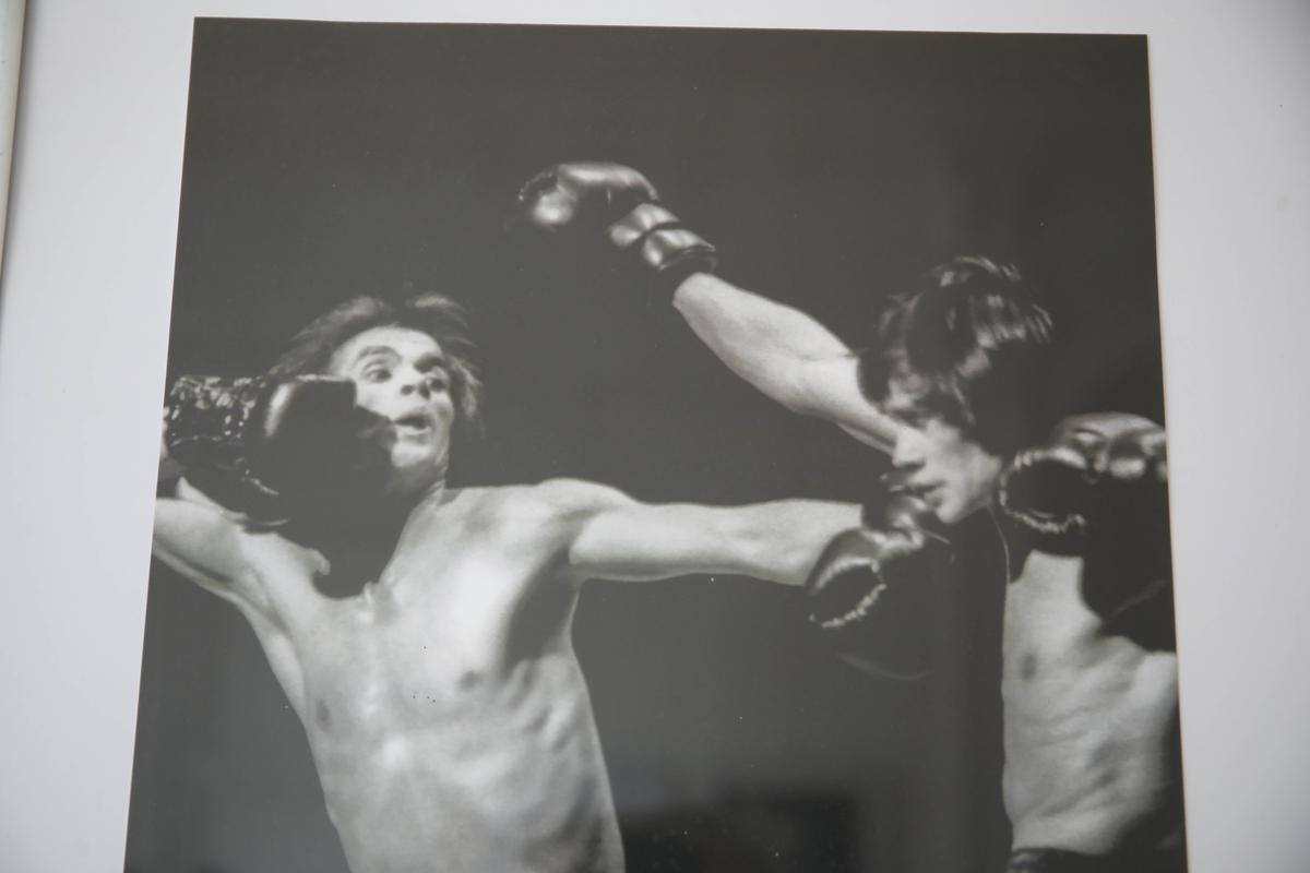 Rudolf Noureev et Charles Jude dans « Black & blue », une chorégraphie qui retraçait un combat de boxe avec des pas de danse classique.