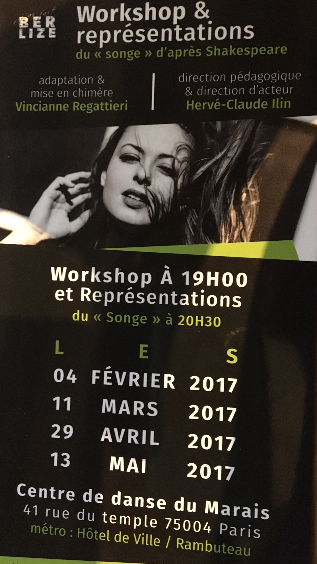 LE SONGE D'APRÈS SHAKESPEARE PAR BERLIZE